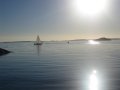  Calm sea, but still managing to sail