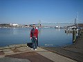  Linda posing, G�teborg harbour