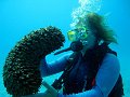  Wibeke from Norway also inspecting the strange animal