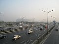  Olympic park in the smog and fog