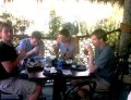  Burger lunch time! �x seems surprised, Raz picks his teeth, Ninon is still eating and Adri is very concentrated trying not to spill any of his ice tea....