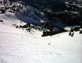 Raz on his way down to the nice bowl on the back of the mountain