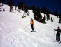  In the slushy slopes down to Chair 9