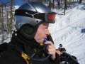  Efter 7 kilometer svart-r�d pist med 2000 m fallh�jd kr�vs vatten!