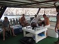  Trying to rest our weary bodies before the last dive