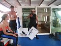  Early morning dive at Lima, Sarah, Gunnar and Robert
