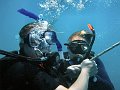  Strong current = hard work to stay put during the safety stop