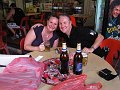  Excellent beer, excellent food = happy couple!