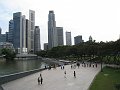  Singapore river with the Central Business District behind