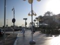  Outside Marina Mall, with pillar with IKEA logo in Arabic in the middle!