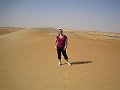  Linda on the dunes between Ghayati and Liwa