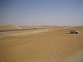  Sand, sand, more sand. And a 4 lane highway!