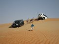  Hard work on the windy top of the dune
